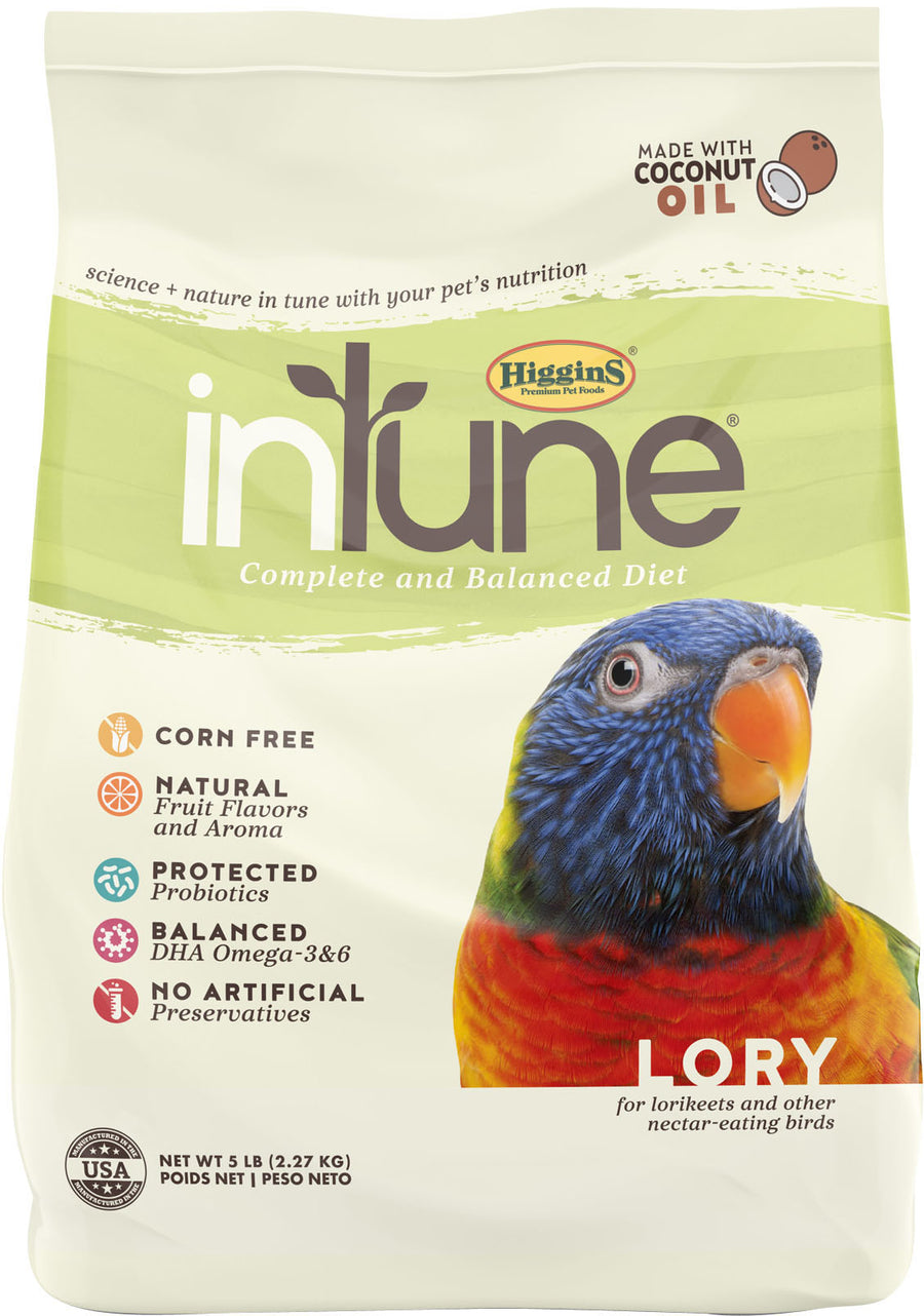 Higgins Intune Lory Food Lorikeets, 5 lb - Parakeet