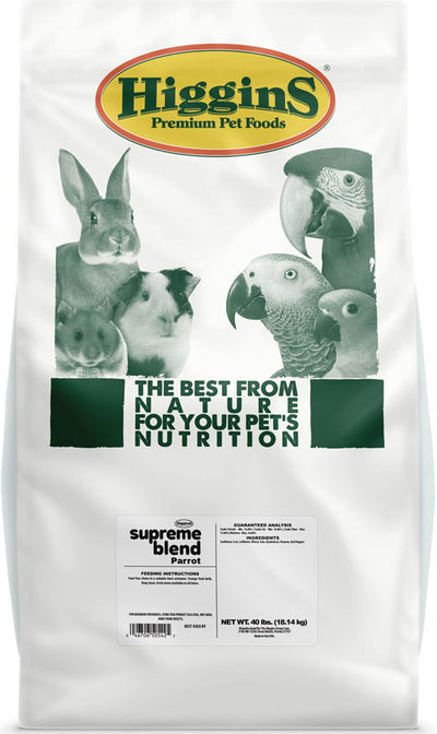 Higgins Supreme Blend Parrot, 40 lb