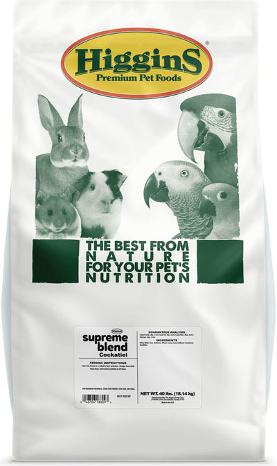 Higgins Supreme Blend Cockatiel, 50 lb