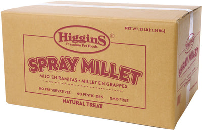 Higgins Spray Millet Natural Avian Treat, 25 lb