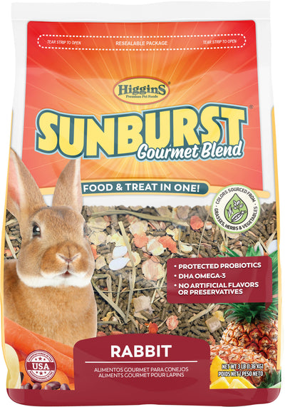 Higgins Sunburst Gourmet Blend Rabbit, 3 lb