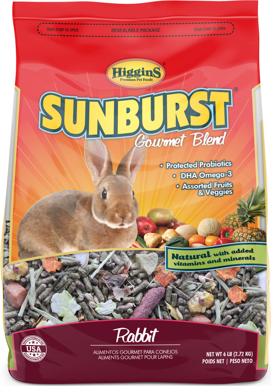 Higgins Sunburst Gourmet Blend Rabbit, 6 lb