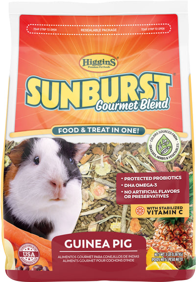 Higgins Sunburst Gourmet Blend Guinea Pig, 3 lb
