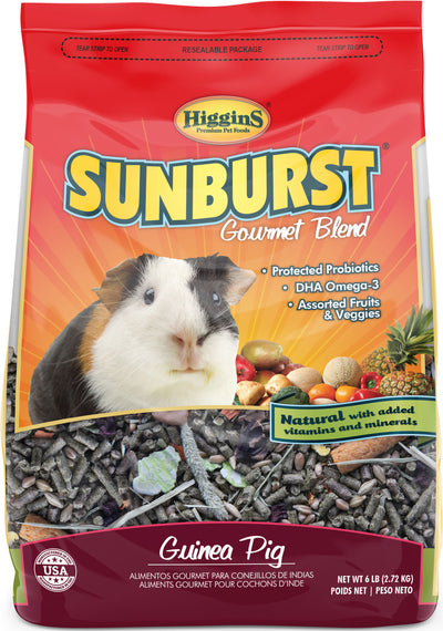 Higgins Sunburst Gourmet Blend Guinea Pig, 6 lb