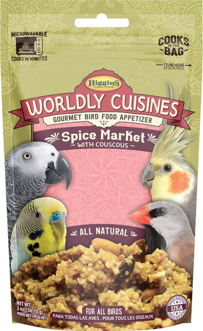 Higgins Worldly Cuisines Bird Food Appetizer, Spice Market, 2 oz - Edibles