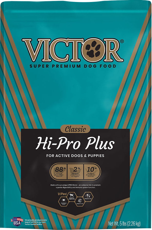 Victor Classic Hi-Pro Plus Dog Food, Bf/Ckn/Pork/Fish, 5 lb - Dry