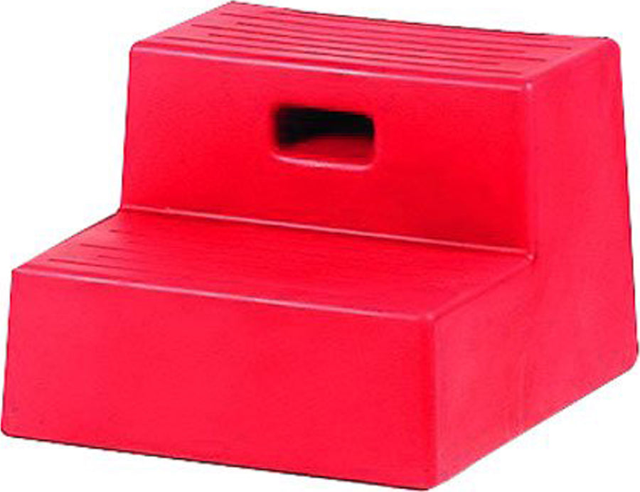 Horsemen's Pride 2 Step Mounting Block, Red, 15x18 3/4 in - Mounting Step