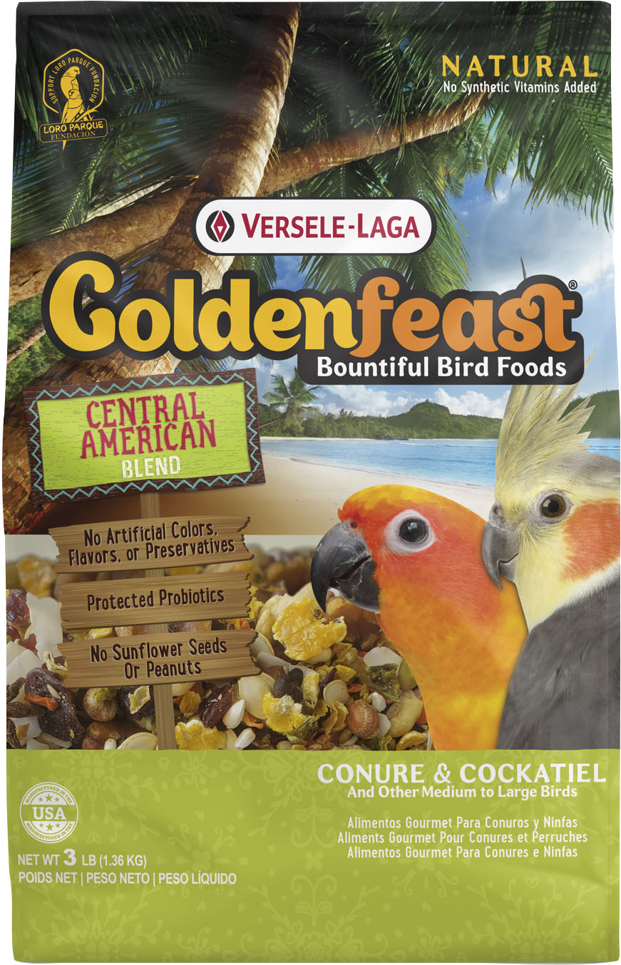 Goldenfeast Central American Blend, 3 lb - Cockatiel
