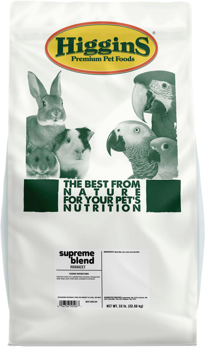 Higgins Supreme Blend Parakeet, 50 lb