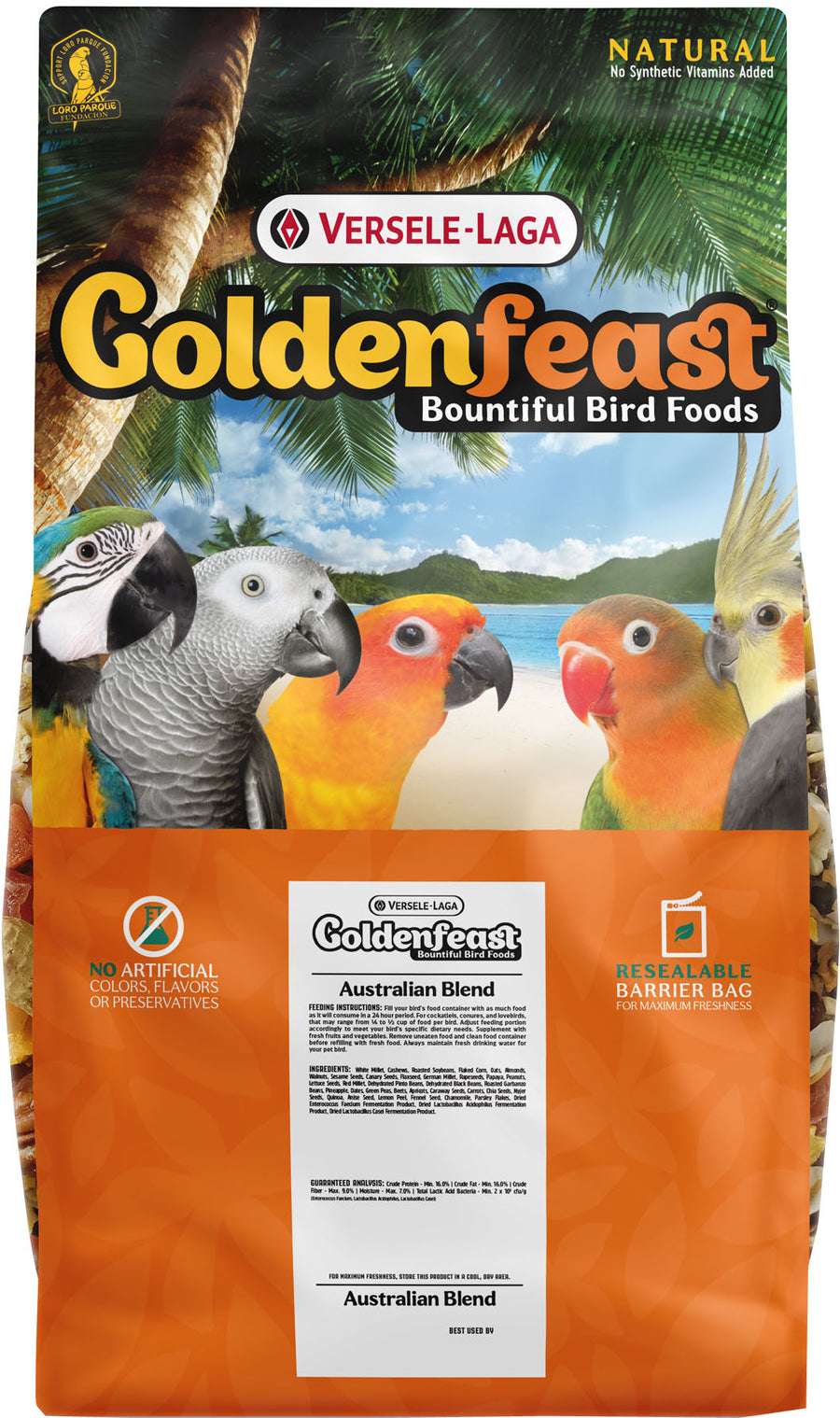 Goldenfeast Australian Blend, 17.5 lb - Cockatiel