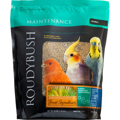 Roudybush Daily Maintenance Bird Food, Crumble, 44 oz - Canary & Finch