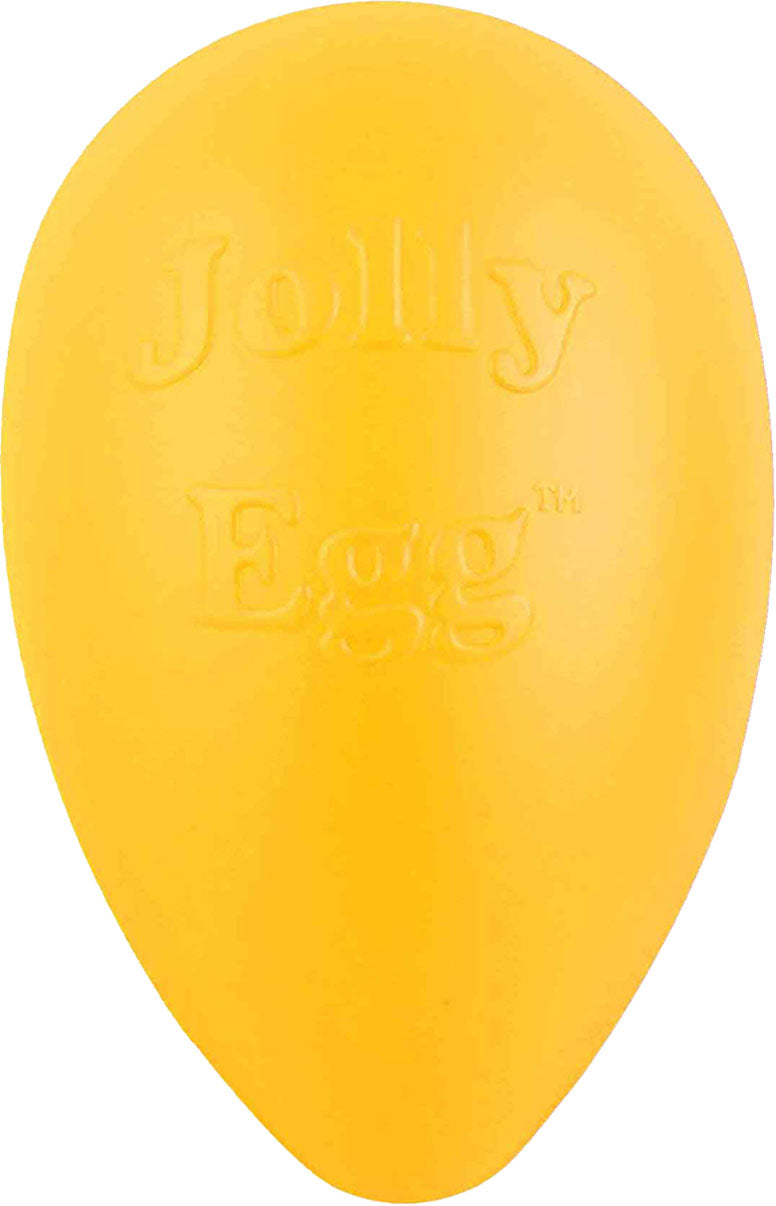 Jolly Pets Egg, Yellow, 12 in - Hard Plastic