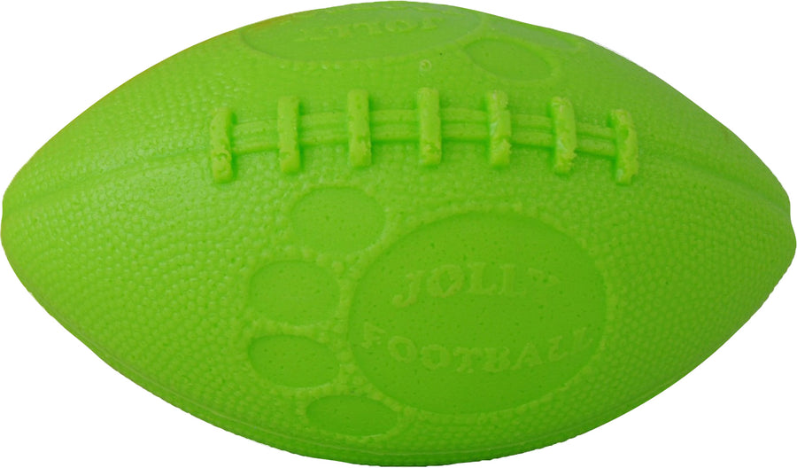 Jolly Pets Football, Green Apple, 8 in - Rubber