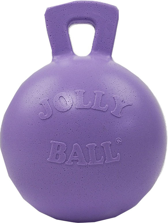 Jolly Pets Tug-N-Toss Ball, Light Purple, md-6 in - Rubber