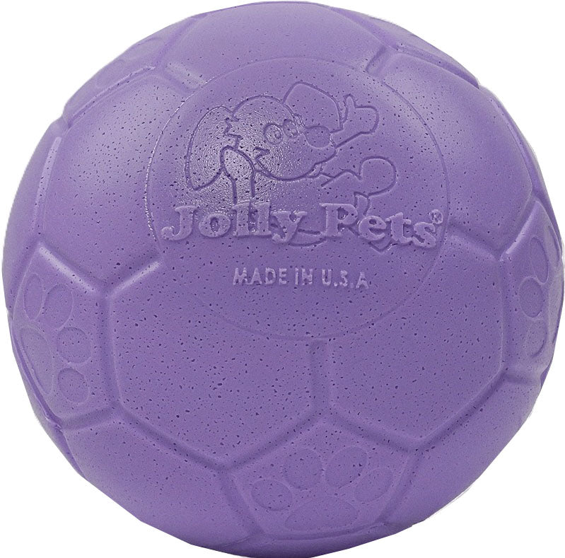 Jolly Pets Soccer Ball, Light Purple, lg-8 in - Rubber