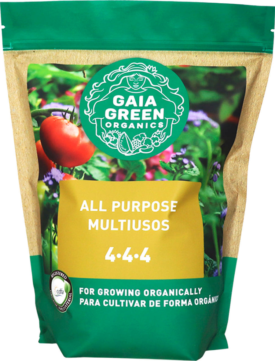 Gaia Green Organics All Purpose Fertilizer 4-4-4, 4.41 lb-2 kg - Fertilizing