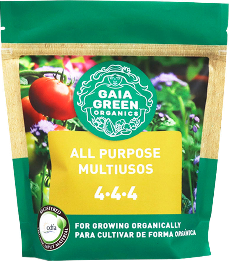 Gaia Green Organics All Purpose Fertilizer 4-4-4, 1.1 lb -500 g - Fertilizing