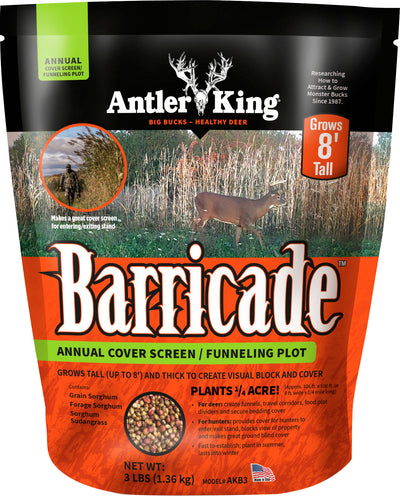 Antler King Barricade Annual Cover Screen & Bedding Plot, 3 lb - Seed-Spring