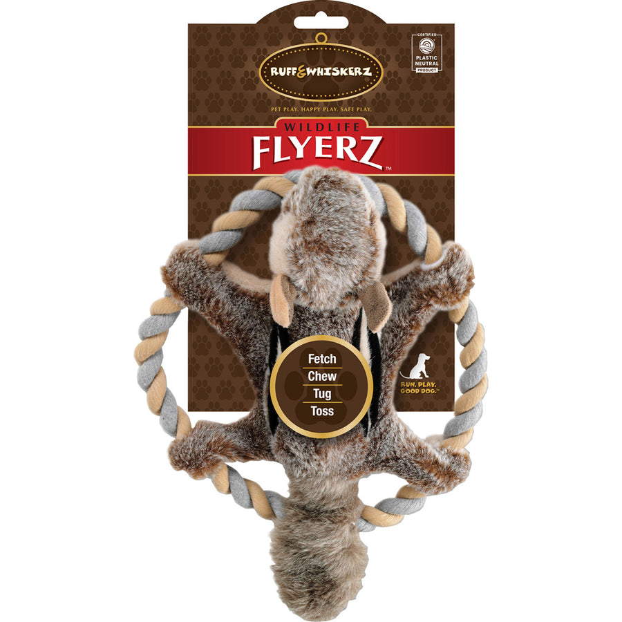 Ruff & Whiskerz Flyerz Chipmunk Dog Toy - Plush