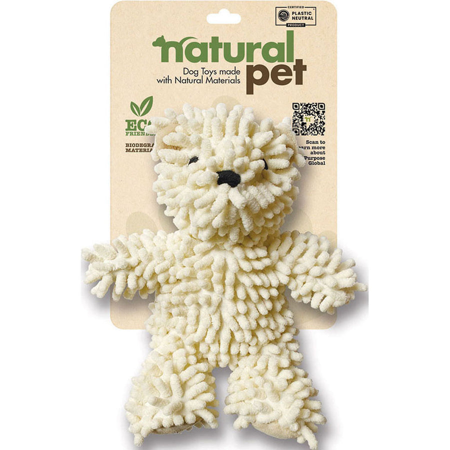 Natural Pet Nubs Bear Plush Dog Toy