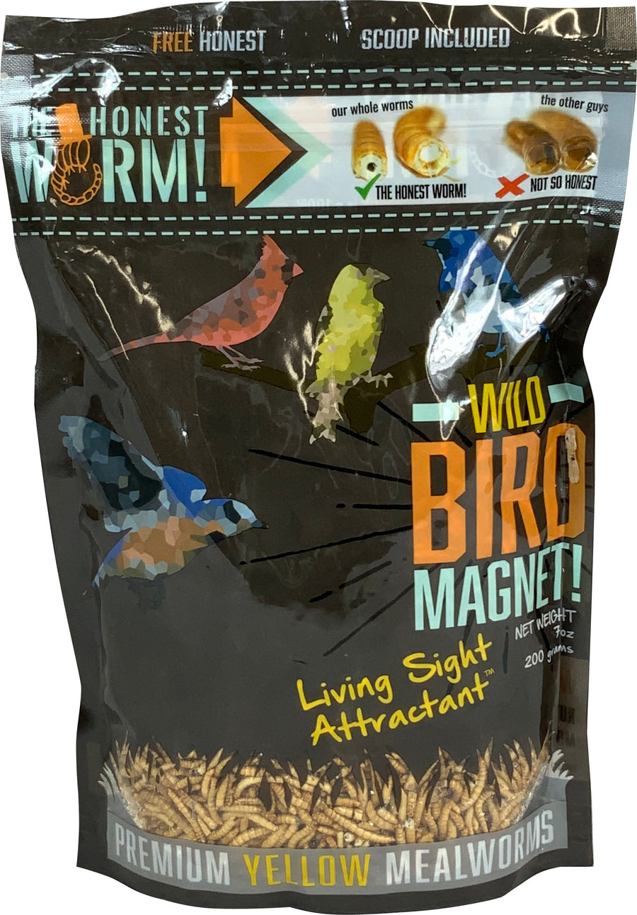 The Honest Worm! Wild Bird Magnet, 7 oz - Meal Worms