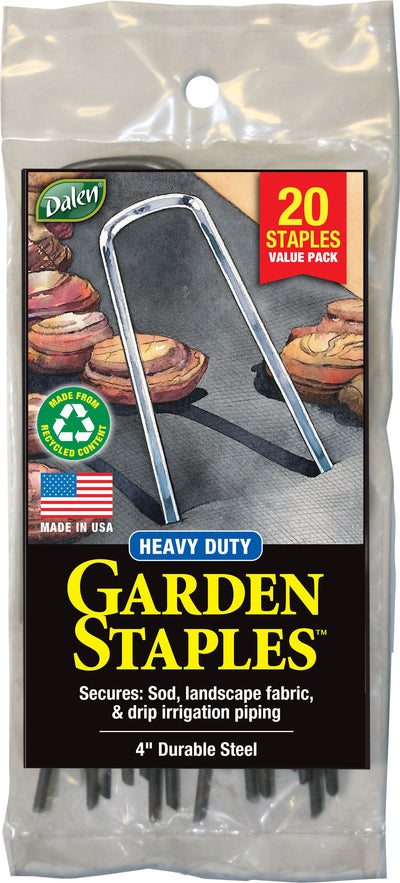 Dalen Garden Staples Steel Staples, 4 in-20 pk