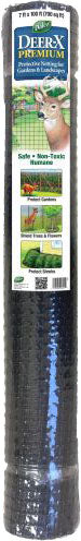 Dalen Deer-x Premium Protective Fencing 3/4 Mesh, Black, 7x50 ft - Garden Netting