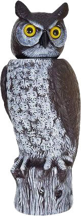 Dalen Rotating Head Owl Natural Enemy Scarecrow, 18 in - Repellents