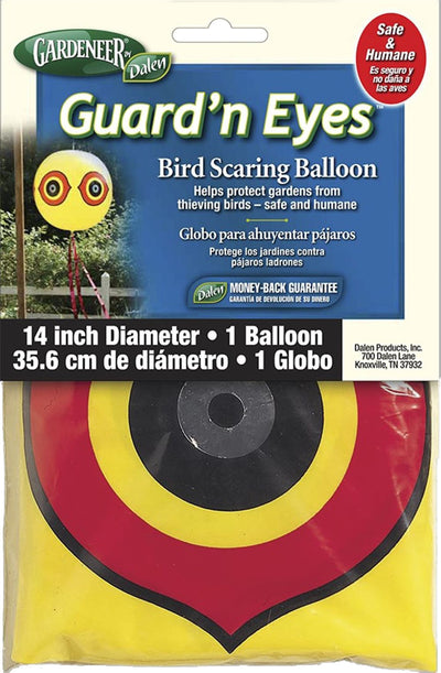 Dalen Guard'n Eyes Bird Scaring Balloon, Yellow, 14 in - Repellents: Bird/Bat