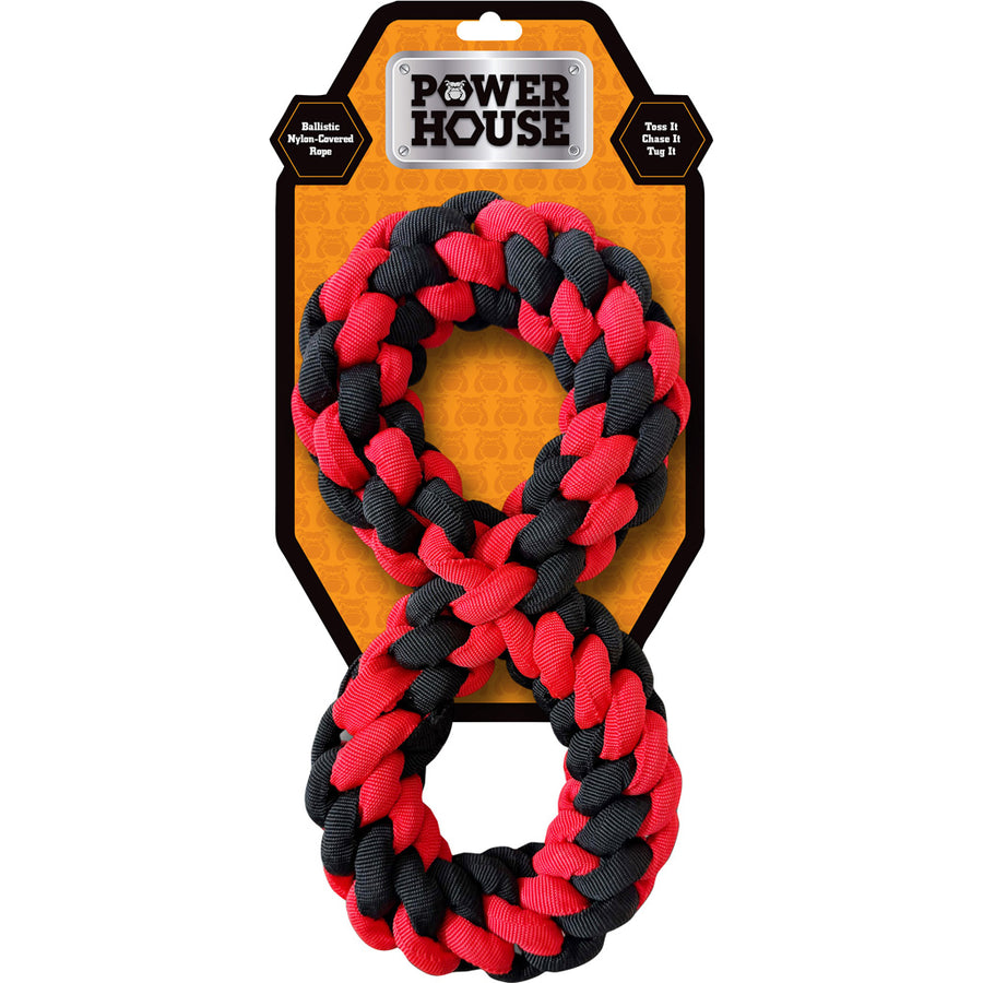 Power House Figure 8 Knotted Dog Toy - Rope