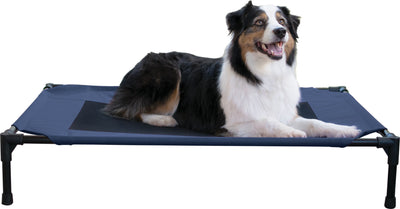 K&h Creative Solutions Elevated Pet Bed, Blue, lg-30x42 in - Beds