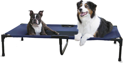 K&h Creative Solutions Elevated Pet Bed, Blue, xl-32x50 in - Beds