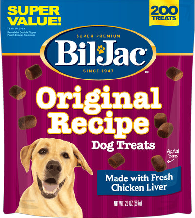 Bil-Jac Original Recipe Dog Treats, Chicken Liver, 20 oz - Soft Treats