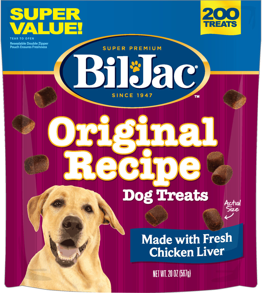 Bil-Jac Original Recipe Dog Treats, Chicken Liver, 20 oz - Soft Treats