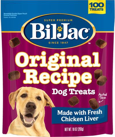 Bil-Jac Original Recipe Dog Treats, Chicken Liver, 10 oz - Soft Treats