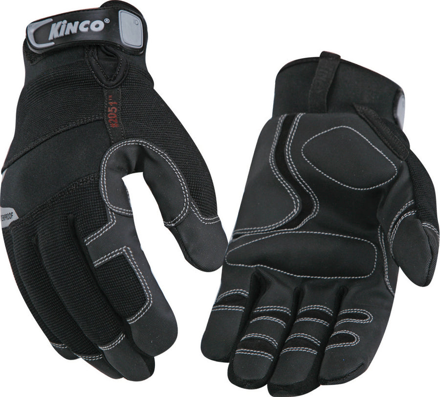Kinco Lined Cold Weather Gloves, Black, LG - Cloth Insulated