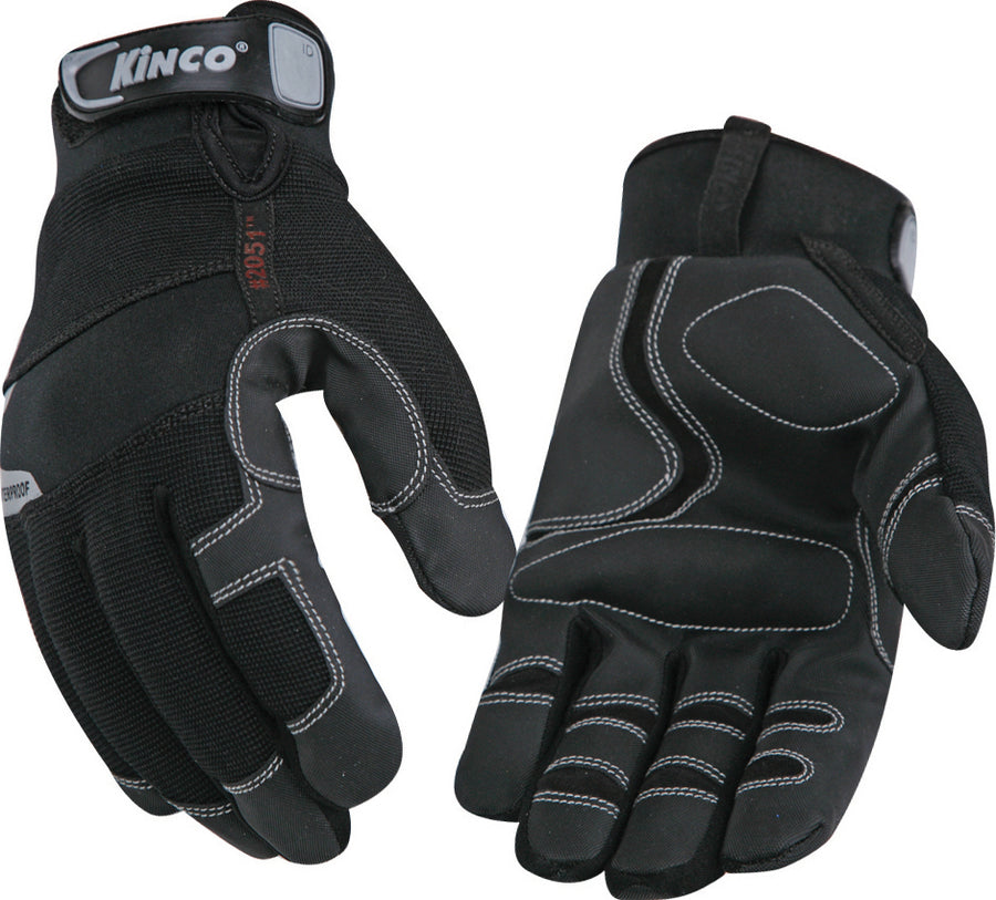 Kinco Lined Cold Weather Gloves, Black, XL - Cloth Insulated