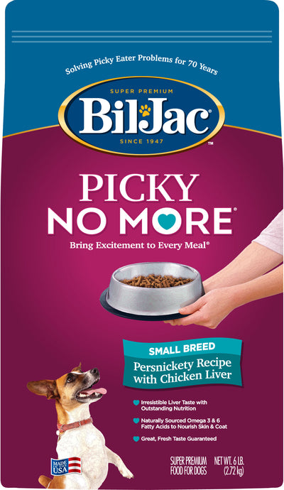 Bil-Jac Picky No More Small Breed Dog Food, Chicken, 6 lb - Dry