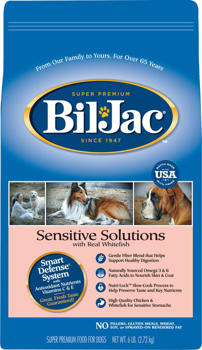 Bil-Jac Sensitive Solutions Dog Food, Chicken, 6 lb - Dry
