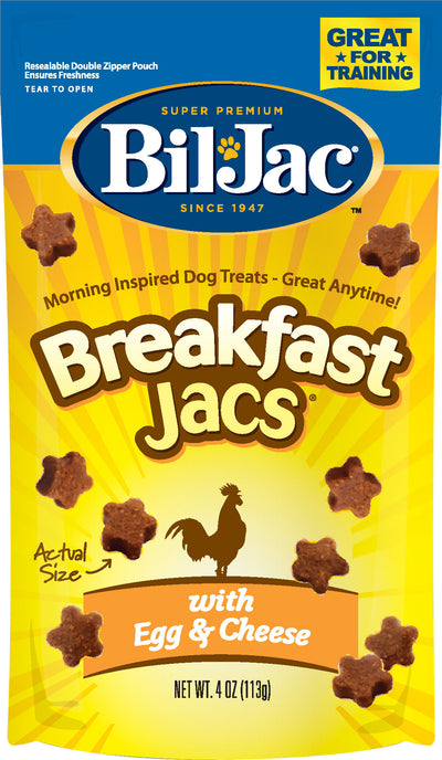 Bil-Jac Breakfast Jacs Dog Treats, Chicken/Cheese, 4 oz - Soft Treats