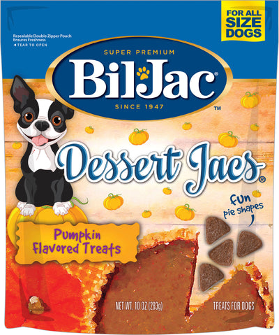 Bil-Jac Dessert Jacs Soft Dog Treats, Pumpkin, 10 oz - Soft Treats