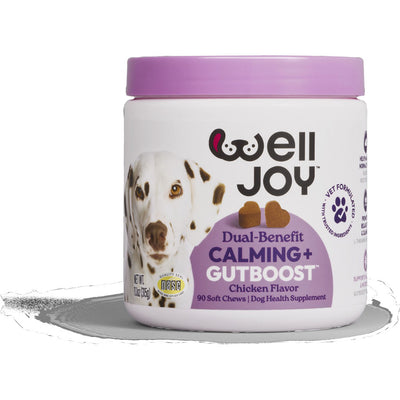 Welljoy Calming + Gutboost Dog Supplement, 11.1 oz - Supplements