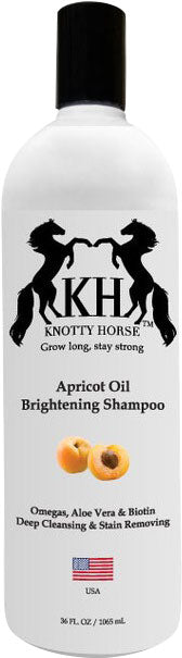 Knotty Horse Apricot Oil Brightening Shampoo, 36 oz