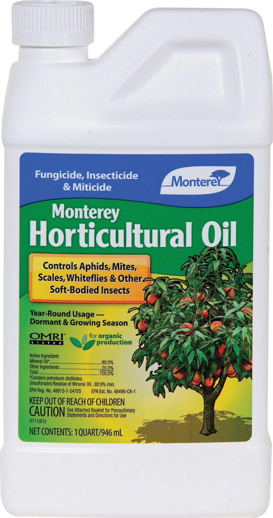 Monterey Horticultural Oil, 1 qt - Insect Control