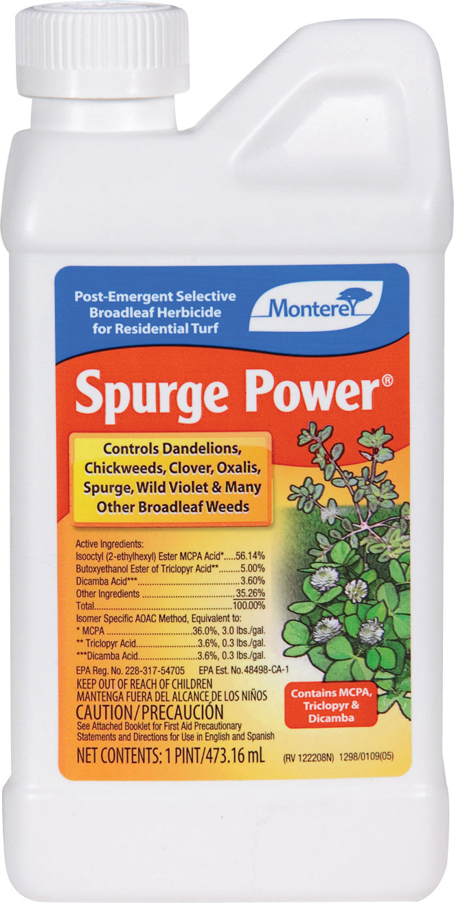 Monterey Spurge Power Broadleaf Herbicide, 1 pt - Concentrate