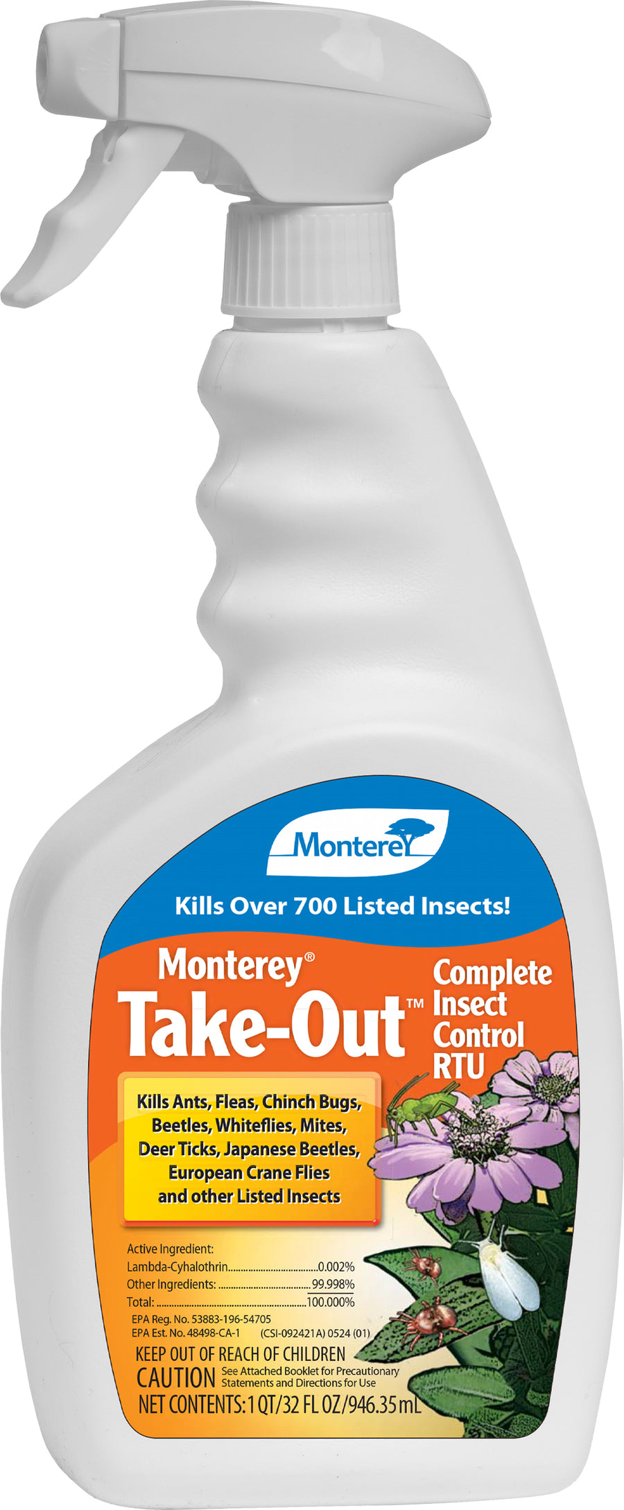 Monterey Take-Out Complete Insect Control RTU, 32 oz - Ready to Use