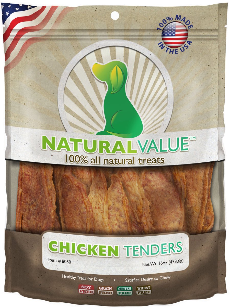 Loving Pets Natural Value USA Tender Recipe, Chicken, 14 oz - Long Lasting Chews