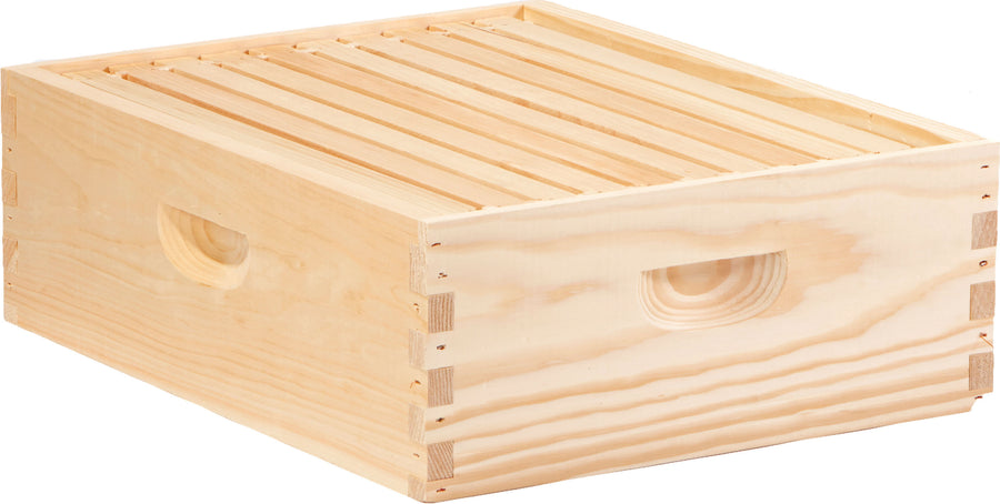 Little Giant 10-Frame Medium Super W/Frames, Natural Pine, 10 Frame MD - Hives