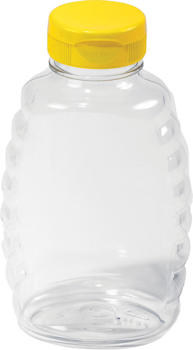 Little Giant Plastic Honey Jar W/Lid, 16 oz-12 pk - Accessories