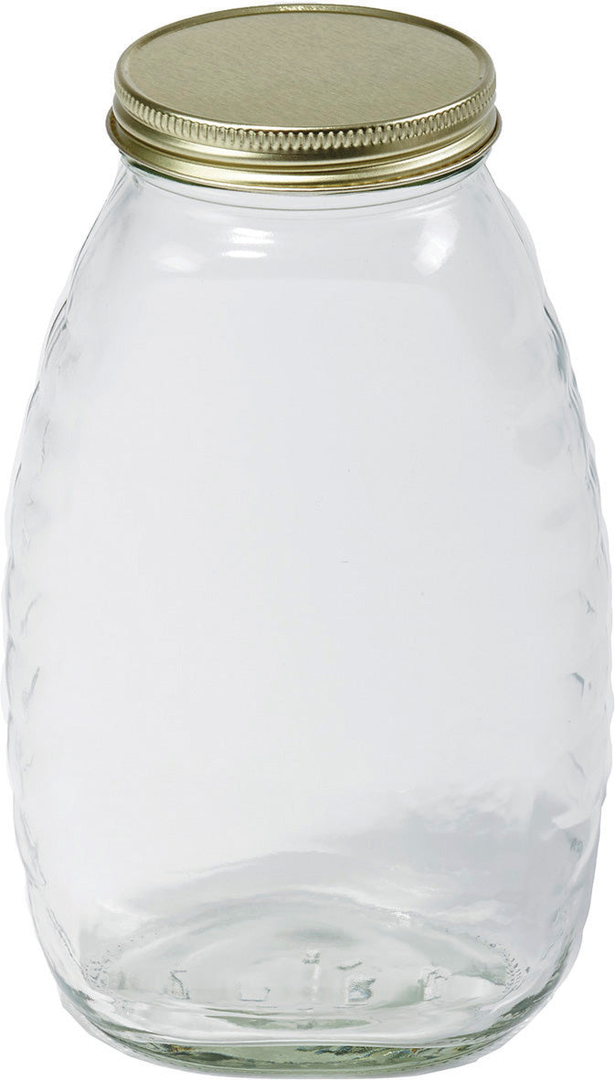 Little Giant Glass Honey Jar W/Lid, 32 oz-12 pk - Accessories